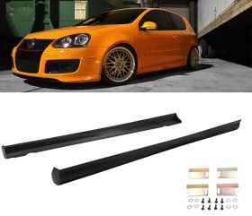 2006-2009 VW Golf GTI V-Style Polyurethane Side Skirts - IKN-BLS-VG06SSS-PU