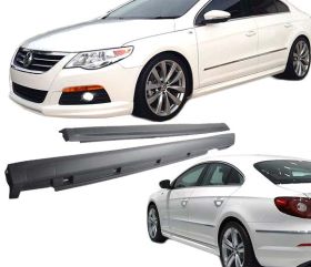 2008-2012 VW Passat CC Euro Polyurethane Side Skirts - IKN-BLS-VWCC08R-PU