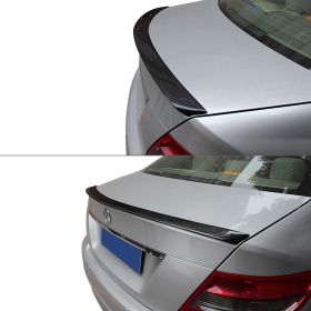 2008-2014 Mercedes C-Class W204 Sedan Carbon Fiber Trunk Spoiler - CB-A011668