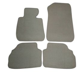 2007-2012 BMW 3-Series E92 Coupe Floor Mats Carpet Front & Rear Beige 4PC-Nylon - CP019BG