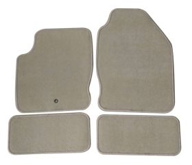 2000-2007 Ford Focus Floor Mats Carpet Front & Rear Beige 4PC-Nylon - CP102BG