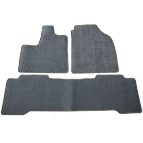 2001-2006 Acura MDX Floor Mats Carpet Front & Rear Grey 3PC-Nylon - CP111GR