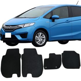 2015-2018 Honda Floor Floor Mats Carpet Front & Rear Black 4PC-Nylon - CP119BK