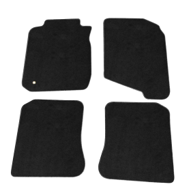 1998-2002 Toyota Corolla Black Nylon Floor Mats Carpet 4 Pieces Set - CP155BK
