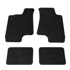 1998-2002 Saturn SL 5DR Black Nylon Floor Mats Carpet 4 Pieces Set - CP160BK