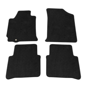 2007-2012 Nissan Altima 4DR Sedan 4 Door Black Nylon Floor Mats Carpet 4 Pieces Set - CP161BK