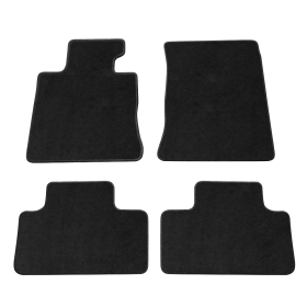 2010-2016 Hyundai Genesis Coupe Black Nylon Floor Mats Carpet 4 Pieces Set - CP162BK