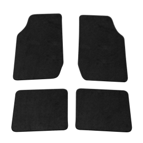 2010-2012 Suzuki Swift 2DR Black Nylon Floor Mats Carpet 4 Pieces Set - CP163BK