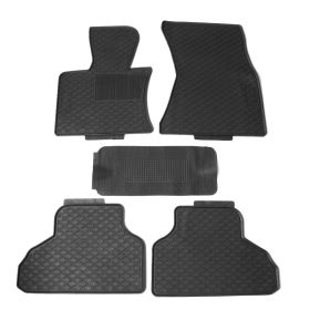 2014-2018 BMW X5 F15 Latex All Weather Floor Mat Black - CPB-BF15-BK