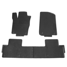 2012-2015 Mercedes ML W166 Latex All Weather Floor Mat Black - CPB-MBW166-BK