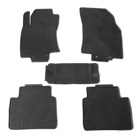 2014-2019 Nissan Rogue Latex All Weather Floor Mat Black - CPB-NROG14-BK