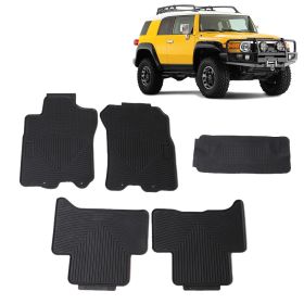 2007-2014 Toyota FJ Cruiser Latex All Weather Floor Mat Black - CPB-TYFJ07-BK