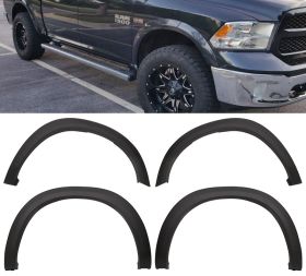 2009-2010 Dodge Ram 1500 OE Factory Style Fender Flares Black Polypropylene Injection - FF-DR09OE-BK