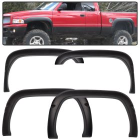 1994-2001 Dodge Ram 1500 OE Factory Style Fender Flares Polypropylene Textured - FF-DR94OE-SD