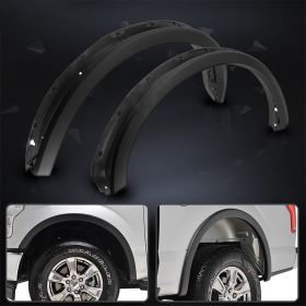 2015-2017 Ford F-150 OE Factory Style Fender Flares 4Pc Black Polypropylene - FF-FF15015OE-BK
