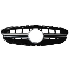 2015-2018 Mercedes C-Class W205 Sport Vertical AMG Style Silver Grille - HG-MBW205AMGV-SL