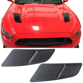 2015-2017 Ford Mustang GT OE Style Front Hood Vent Polypropylene - HV-FM15GTOE-PP