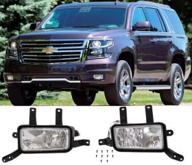 2015-2017 Chevrolet Tahoe Front Fog Light Fog Lamp Pair LH RH H3 12V 20W - LHF-CVSB15