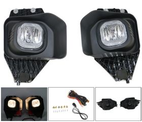 2011-2016 Ford F-250 Super Duty Fog Lamp Light LH RH Wiring Kit Bulb H10 12V 42W - LHF-FFSD12