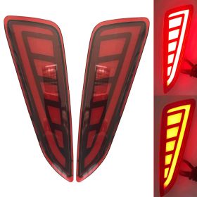 2017-2018 Toyota C-HR LED Rear Bumper Side Reflectors Lights Tail Lights - LRR-TCHR17V2-LED