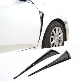 2016-2018 Honda Civic Coupe/HB/Sedan Fender Vents Front Pair Carbon Fiber Look Black - SC-HC16F4F-CFL