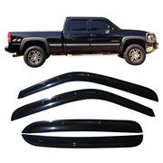 2001-2006 GMC Sierra 3500 Acrylic Window Visors 4Pc Set - WD-CSV99CC