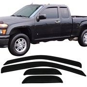 2004-2012 GMC Canyon EXT Cab Acrylic Window Visors 4Pc Set - WD-CVCLD04EC