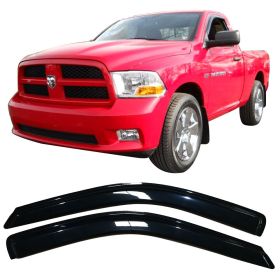 2011-2018 Ram Truck 1500 Acrylic Window Visors 2Pc Set - WD-DR09RC
