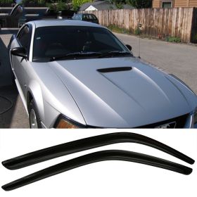 1994-2004 Ford Mustang Acrylic Window Visors 2Pc Set - WD-FM94