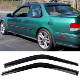 1990-1993 Honda Accord Coupe Acrylic Window Visors 2Pc Set - WD-HA902