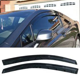 2012-2015 Honda Civic Coupe Acrylic Window Visors 2Pc Set - WD-HC122