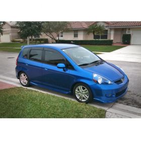 2007-2008 Honda Fit Acrylic Window Visors 4Pc Set - WD-HFIT07