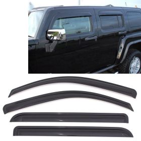 2005-2009 Hummer H3 Acrylic Window Visors 4Pc Set - WD-HMH305