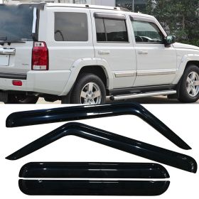2006-2010 Jeep Commander Acrylic Window Visors 4Pc Set - WD-JCOMM06