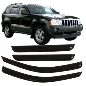 2005-2010 Jeep Grand Cherokee Acrylic Window Visors 4Pc Set - WD-JGC05