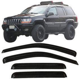 1999-2004 Jeep Grand Cherokee Acrylic Window Visors 4Pc Set - WD-JGC99