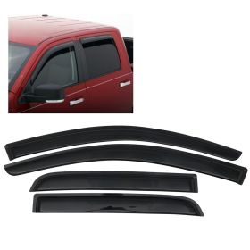 2013-2018 Mitsubishi Mirage Hatchback Acrylic Window Visors 4Pc Set - WD-MM13