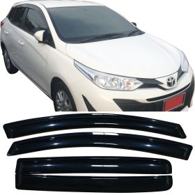 2012-2018 Toyota Yaris Hatchback Acrylic Window Visors 4Pc Set - WD-TYA125D