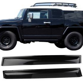2007-2014 Toyota FJ Cruiser Acrylic Window Visors 2Pc Set - WD-TYFJ07