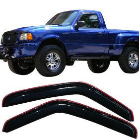 1993-2011 Ford Ranger In-Channel Acrylic Window Visors 2Pc Set - WDIC-FRGR93RC