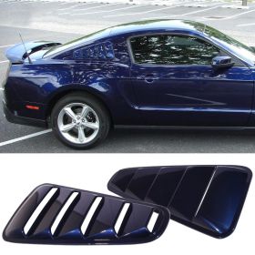 2010-2014 Ford Mustang OE Factory Side Window Louver Painted #L6 Kona Blue Metallic - WDL-FM10DS-L6