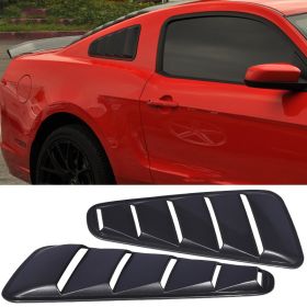 2010-2014 Ford Mustang OE Side Window Louver Painted #UJ Sterling Gray Metallic 2PC - WDL-FM10DS-UJ