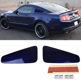2010-2014 Ford Mustang GT350 Style Rear Quarter Window Painted # L6 Kona Blue - WDL-FM10GT350-L6