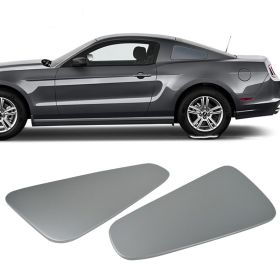 2010-2014 Ford Mustang Rear Quarter Window Panel-Painted UX Ingot Silver Metallic - WDL-FM10GT350-UX