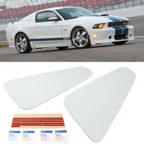 2010-2014 Ford Mustang GT350 Style Rear Quarter Window Painted # YZ OxWhite - WDL-FM10GT350-YZ