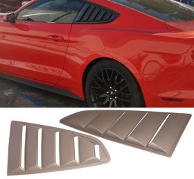 2015-2020 Ford Mustang OE Side Window Louvers Painted #G3 Pueblo Gold Metallic - WDL-FM15DS-G3