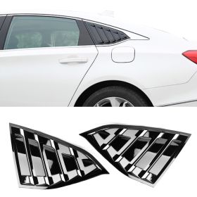 2018 Honda Accord OE Style Side Louver Quarter Window Panel Gloss Black ABS - WDL-HA184-GBK