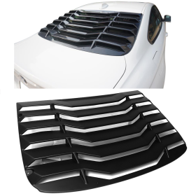 2014-2018 BMW 4-Series F32 Coupe Rear Window Louver Cover Matte Black ABS - WDLR-BF32IK-A