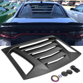 2011-2018 Dodge Charger Ikon V2 Style Rear Window Louver Sun Shade Cover ABS - WDLR-DCH15IKV2-A