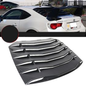 2013-2018 Toyota 86 Ikon Style Abs Rear Window Shield Louver - WDLR-FT86